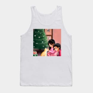 A Kitty for Christmas Tank Top